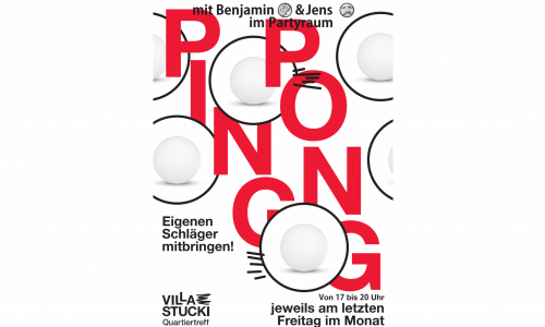 Ping Pong im Partyraum der Villa Stucki