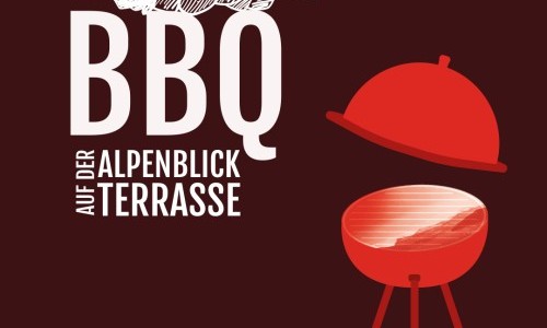 Thursday BBQ auf der Alpenblick Terrasse