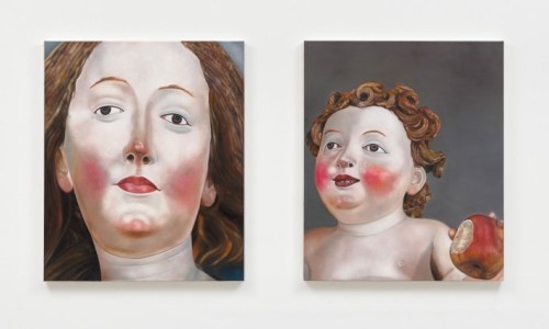 Karin Kneffel. Face of a Woman, Head of a Child