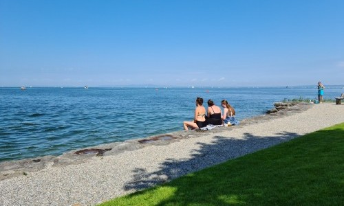 Neben der Badi Speck