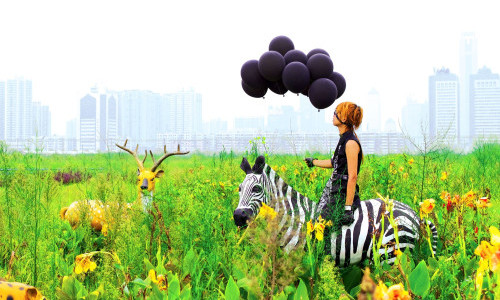 Ausstellungsrundgang durch &laquo;Cao Fei. Testimonies to the Near Future&raquo;