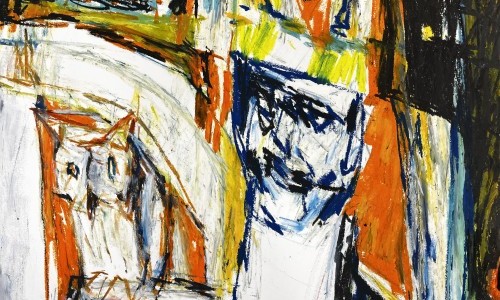 Lesung von Klaus Merz zur Ausstellung Max Hari &laquo;Frisch gemalt&raquo;