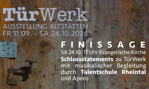 Finissage T&uuml;rWerk