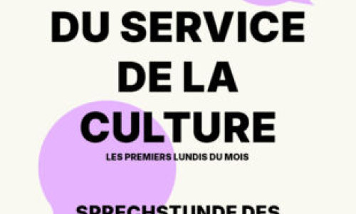 Permanence du Service de la culture