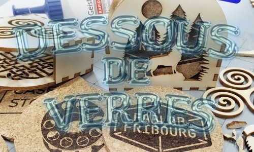 Atelier dessous de verres personnalisés