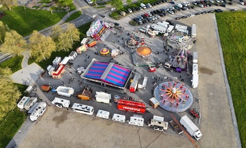 Schaustellerplatz im Schachen