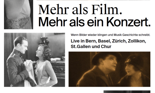 Mehr als Film. Mehr als ein Konzert. Stummfilm "The Misterious Lady"
