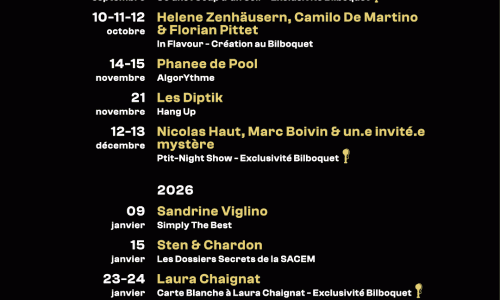 Le Bilboquet: La saison 25-26