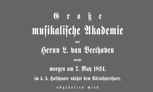 Gro&szlig;e Musikalische Akademie