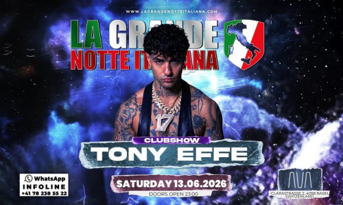 *VERSCHOBEN* LGNI w/TONY EFFE (16+)