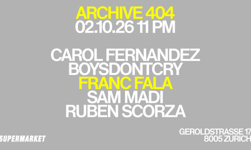 ARCHIVE 404 WITH FRANC FALA