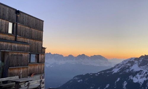Schneeschuhtour zur Spitzmeilenh&uuml;tte