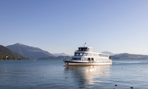 Nachmittagsfahrt auf dem Zugersee