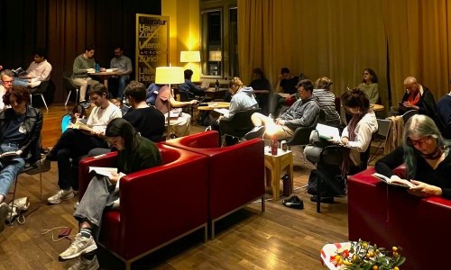 Silent Reading Rave @Literaturhaus