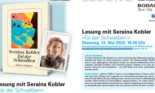 Lesung mit Seraina Kobler - Tal der Schwalben