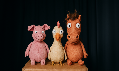 Figurentheater Doris Weiller in der Bibliothek St. Johann JUKIBU