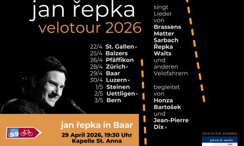 Wenn Lieder reisen - ein Abend zwischen Bern und Prag mit Jan Řepka