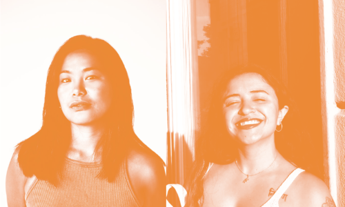 Migmar Dolma und Erika Do Nascimento