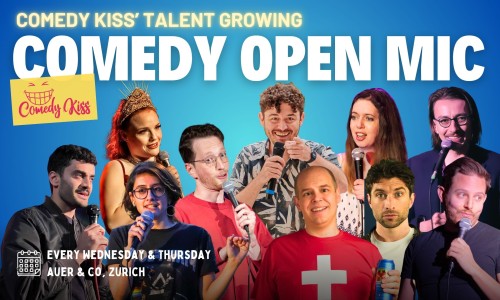 Comedy Kiss Wednesday Open Mic