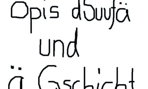 &Ouml;pis dSuuf&auml; und &auml; Gschicht, Maja adilettras