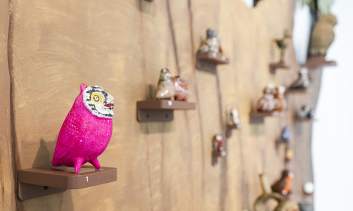 Die Eule ist pink: F&uuml;hrung