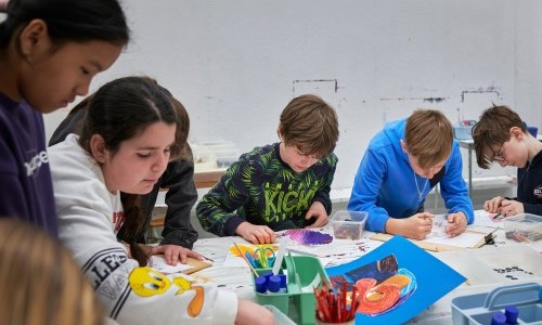 GGZ Ferienpass: Malen auf Leinwand
