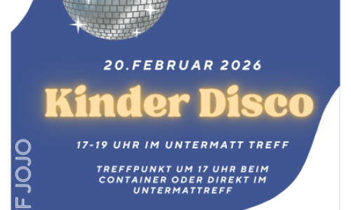 Kinderdisco im Treffpunkt Untermatt