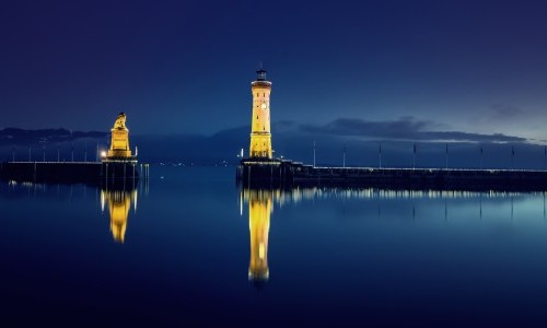 Lindau by night