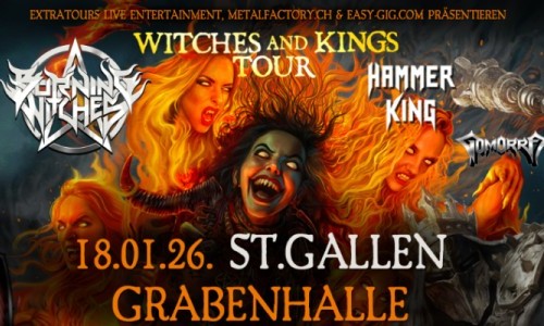 Burning Witches / Gomorra / Hammer King - Heavy Metal Night