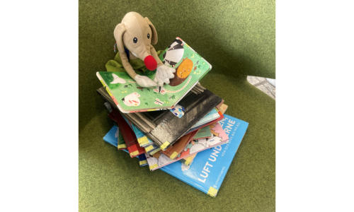 Bilderbuchgeschichte mit Joachim Flach und Charly