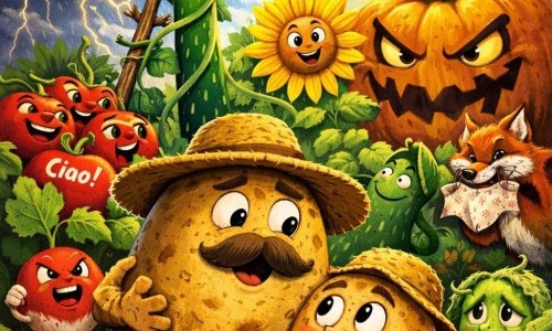 "Chaos im Gm&uuml;esgart&auml;" QR-Gschichtli Weg