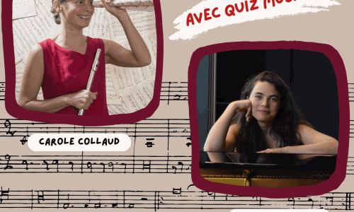 LUNCH CONCERT  Carole COLLAUD flûte et Sophia ROLLINS piano