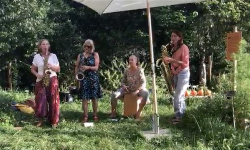 Offener Stiftsgarten plus Konzert: Safer Sax