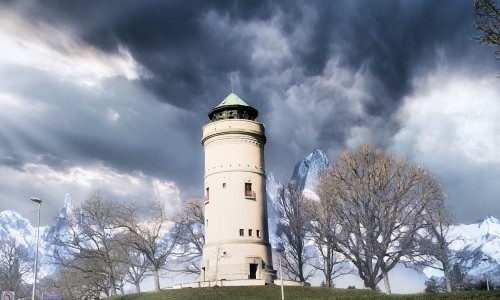 Zelt beim Wasserturm (Bruderholz)
