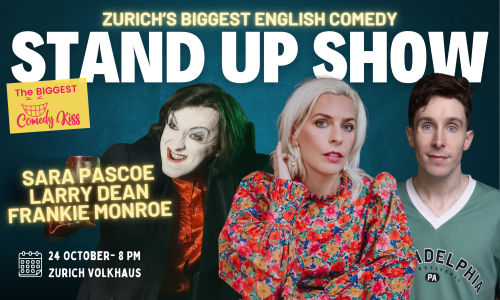 The Biggest Comedy Kiss with Sara Pascoe, Larry Dean and Frankie Monroe