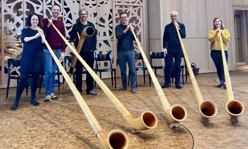 Alphorn spielen