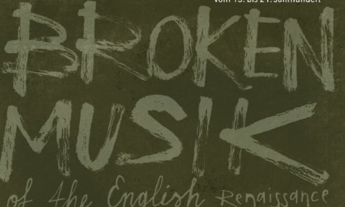 Broken Music of the English Renaissance