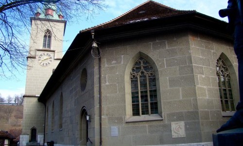 Tauffeier am L&auml;ndtetor an der Aare