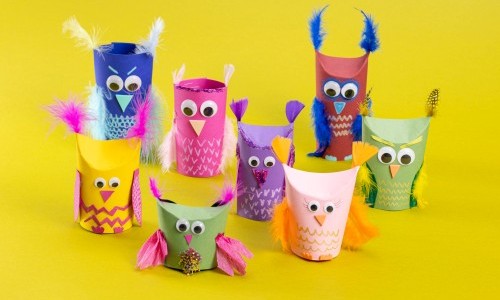 Die Eule ist pink: Kunterbunter Familientag