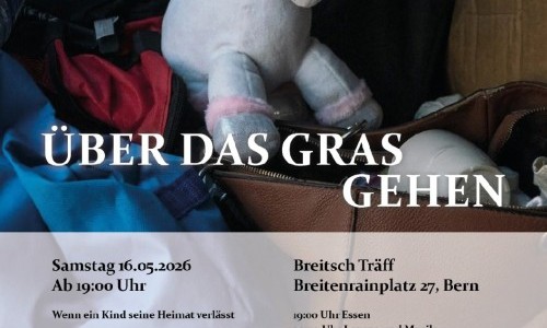 &Uuml;ber das Gras gehen