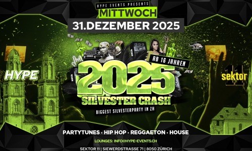 GRÖSSTE Ü16 SILVESTERPARTY IN ZÜRICH