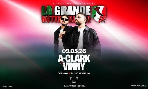 La Grande Notte Italiana w/ A-CLARK & VINNY