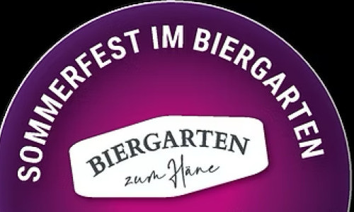 Sommerfest im Biergarten