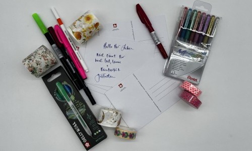 Pers&ouml;nliche Postkarte gestalten