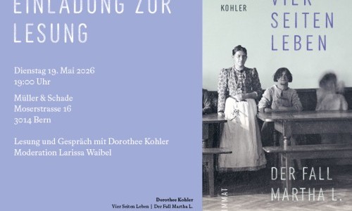 Lesung: VIER SEITEN LEBEN