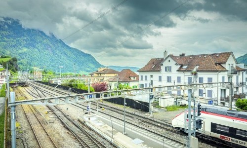 Bahnhofplatz Arth-Goldau