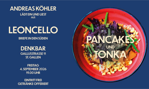 Andreas K&ouml;hler l&auml;dt ein und liest: Pancakes und Tonka