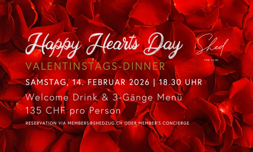 Happy Hearts Day &ndash; Valentinsdinner