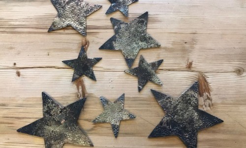 Weihnachtssterne schmieden
