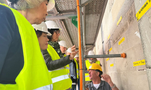 F&uuml;hrung durch die Baustelle des Grossm&uuml;nsters &ndash; ein Blick hinter die Kulissen